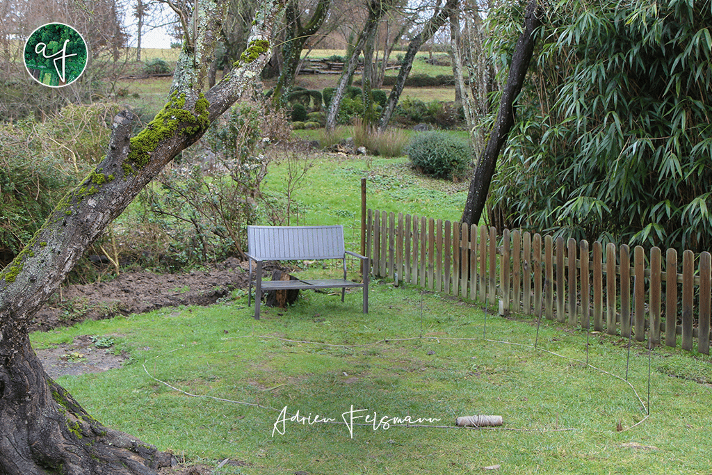 Emplacement de la terrasse avant travaux