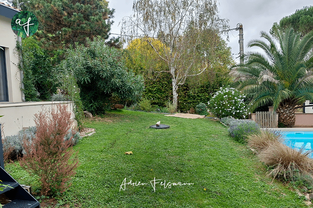 Dessin en perspective conception paysagère avant