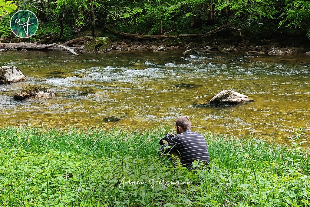 Balade naturaliste en bord de rivière avec un paysagiste toulousain