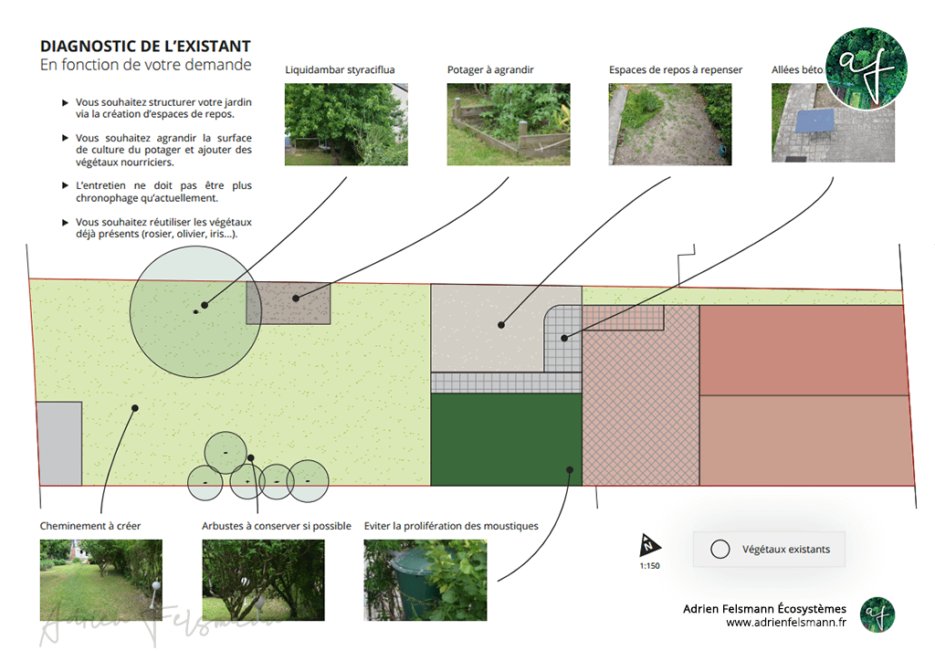 Diagnostic d'aménagement paysager