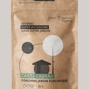 Carte cadeau coaching jardin écologique