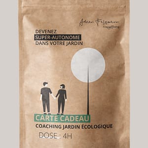 Carte cadeau coaching jardin écologique