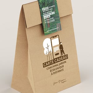 Carte cadeau coaching jardin écologique à distance