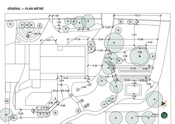 Plan métré pour un jardin sur-mesure à Toulouse