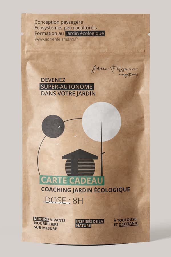 Carte cadeau coaching jardin écologique