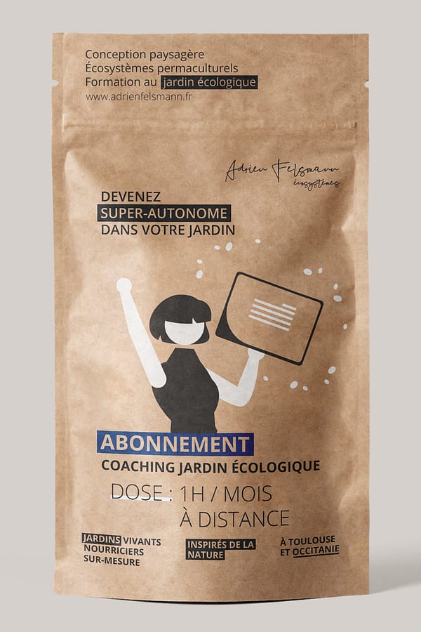 Abonnement coaching jardin écologique à distance