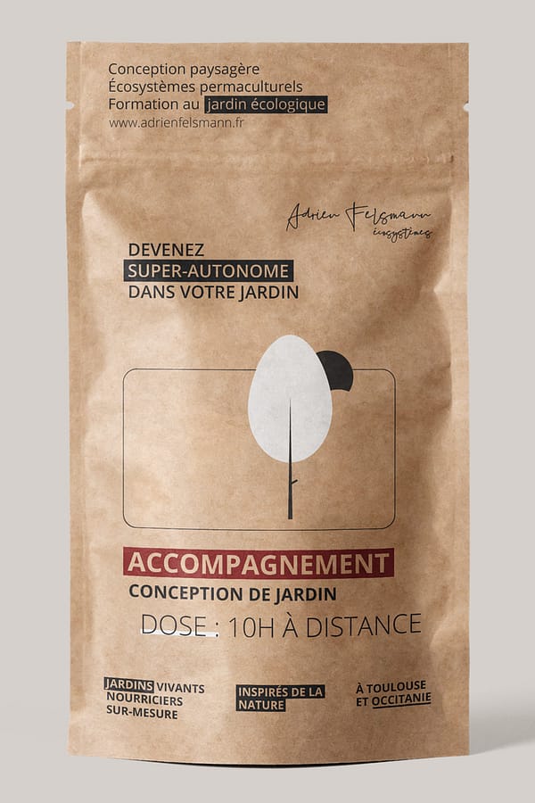 Accompagnement conception de jardin écologique à distance