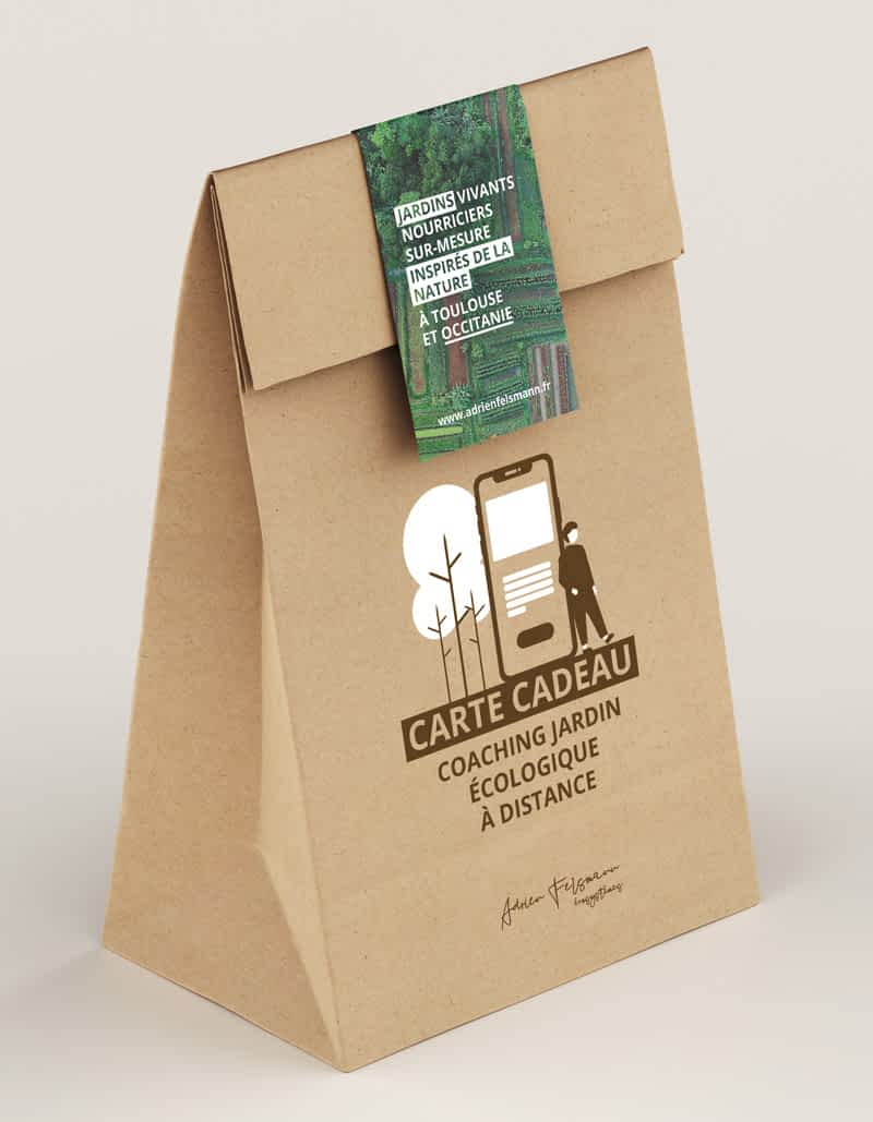 Carte cadeau coaching jardin écologique à distance