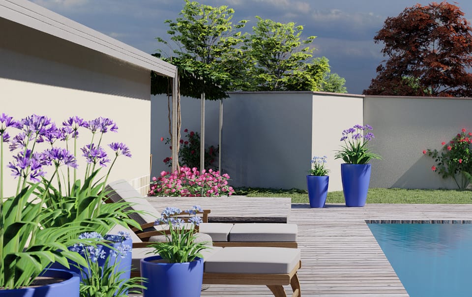 Structuration du jardin pour une esthétique minimaliste